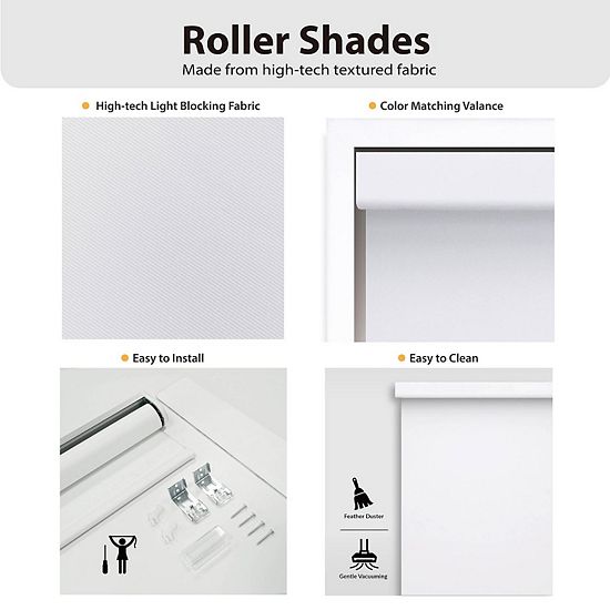  Sonoma Goods For Life® Easy Rise Room Darkening Roller Shade