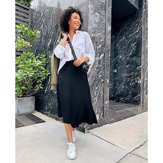  Women's Sonoma Goods For Life® Oversized Boyfriend Shirt
