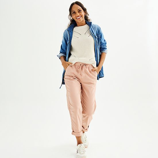  Women's Sonoma Goods For Life® Easy Paper Bag Waist Capri