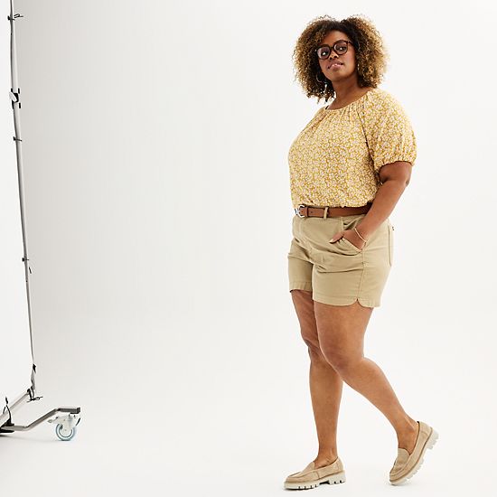  Plus Size Sonoma Goods For Life® Utility Shorts