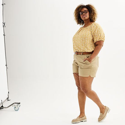  Plus Size Sonoma Goods For Life® Utility Shorts
