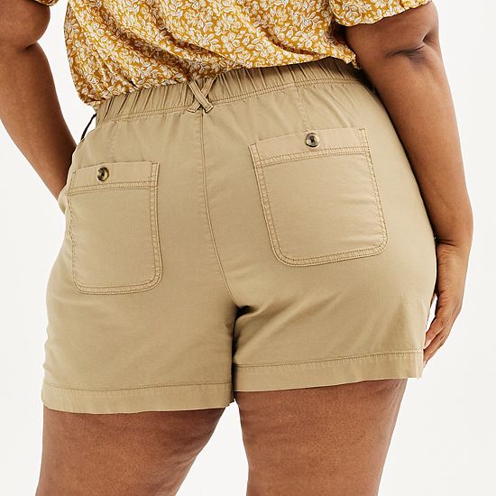  Plus Size Sonoma Goods For Life® Utility Shorts