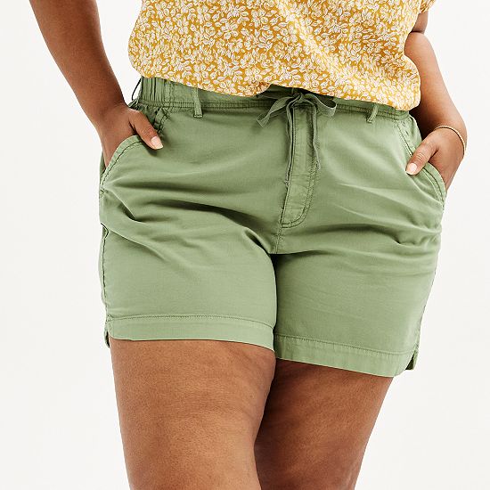  Plus Size Sonoma Goods For Life® Utility Shorts
