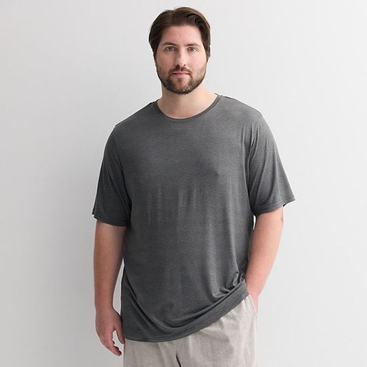  Big & Tall Sonoma Goods For Life® Supersoft Crewneck Pajama Shirt