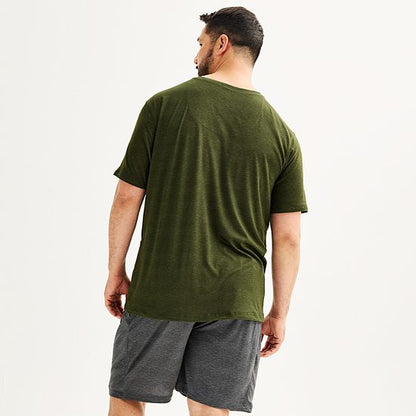  Big & Tall Sonoma Goods For Life® Supersoft V-Neck Pajama Shirt