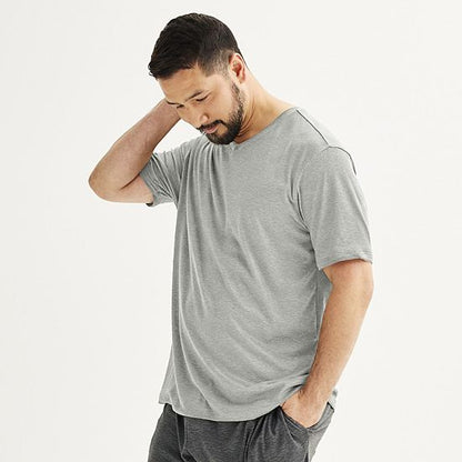  Big & Tall Sonoma Goods For Life® Supersoft V-Neck Pajama Shirt