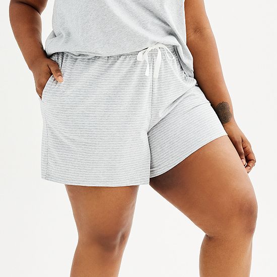  Plus Size Sonoma Goods For Life® Cotton Modal Sleep Short