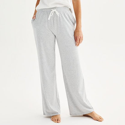  Women's Sonoma Goods For Life® Cotton Modal Open Hem Pajama Pants