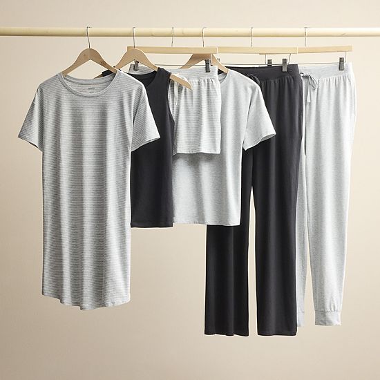  Women's Sonoma Goods For Life® Cotton Modal Cuffed Sleep Pants