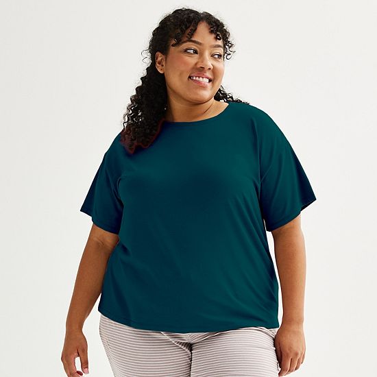  Plus Size Sonoma Goods For Life® Cotton Modal Sleep Tee