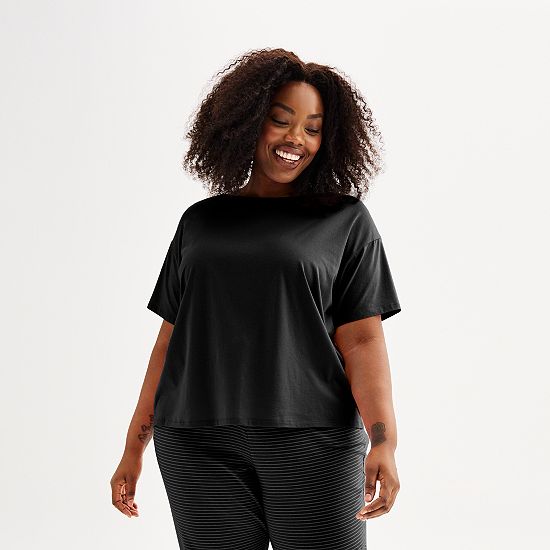  Plus Size Sonoma Goods For Life® Cotton Modal Sleep Tee
