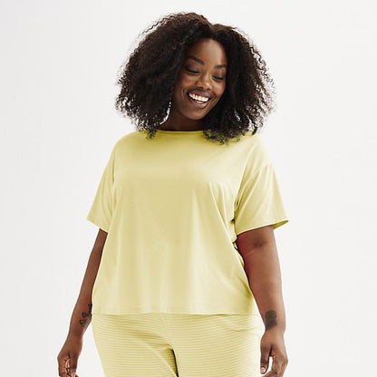  Plus Size Sonoma Goods For Life® Cotton Modal Sleep Tee
