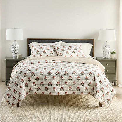  Sonoma Goods For Life® Caledonia Pick Stitch Embroidered Quilt Or Sham