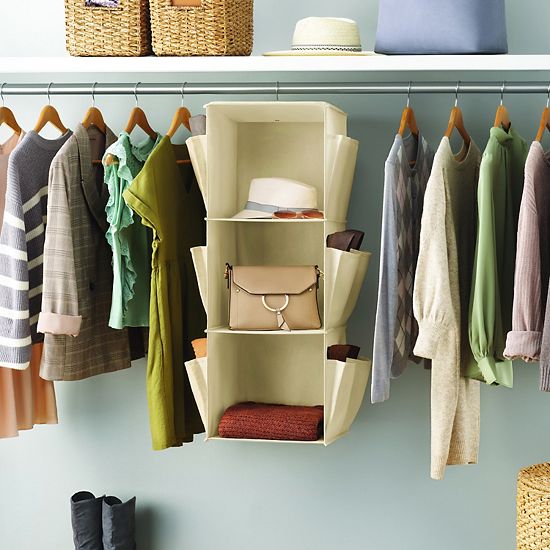 Sonoma Goods For Life® Hanging Swivel Closet Organizer
