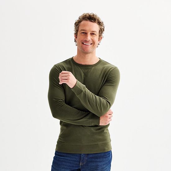  Men's Sonoma Goods For Life® Double Knit Crewneck Tee
