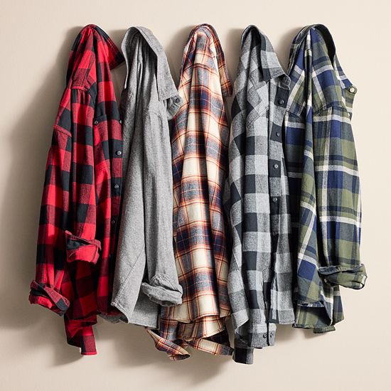  Men's Sonoma Goods For Life® Supersoft Flannel Button-Down Shirt