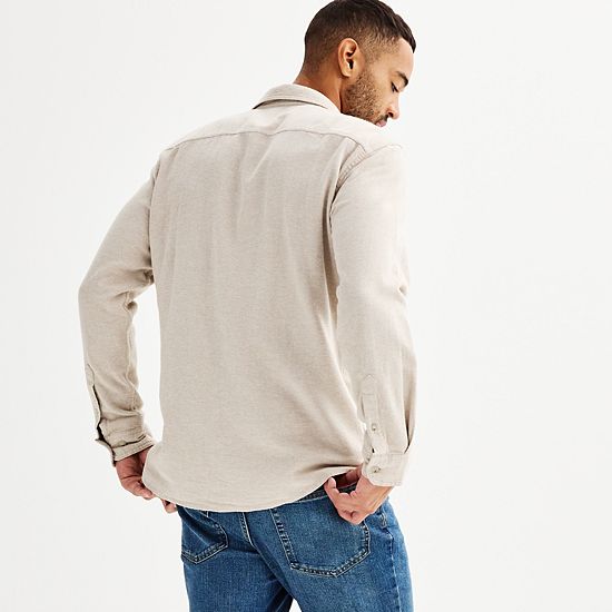  Men's Sonoma Goods For Life® Supersoft Flannel Button-Down Shirt