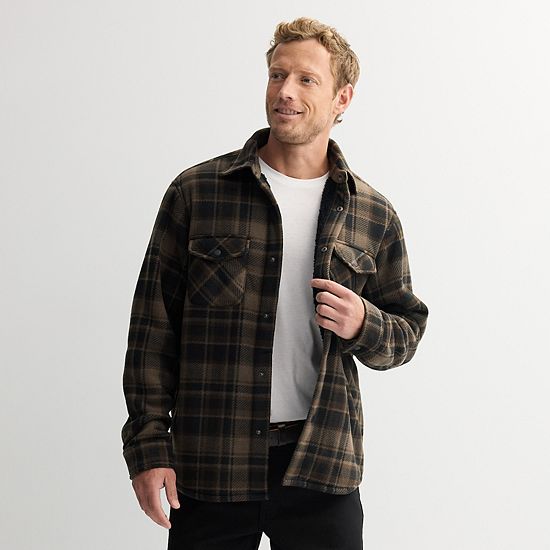  Men's Sonoma Goods For Life® Arctic Fleece Shirt Jacket