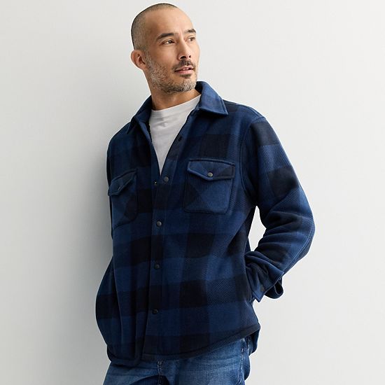  Men's Sonoma Goods For Life® Arctic Fleece Shirt Jacket