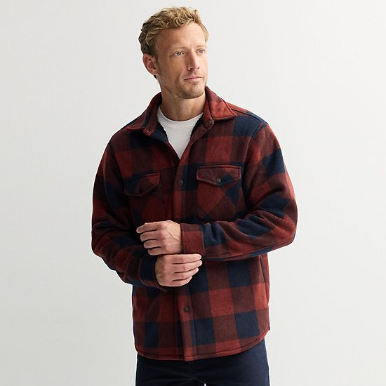  Men's Sonoma Goods For Life® Arctic Fleece Shirt Jacket