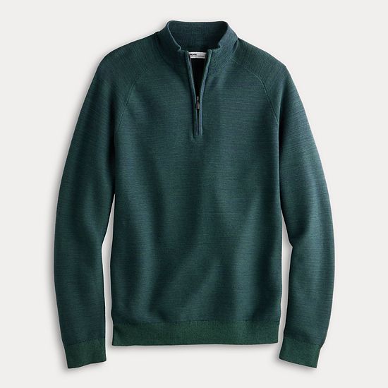  Men's Sonoma Goods For Life® Lightweight 1/4-Zip Sweater