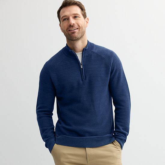  Men's Sonoma Goods For Life® Lightweight 1/4-Zip Sweater