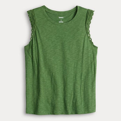  Women's Sonoma Goods For Life® Crochet Muscle Tee