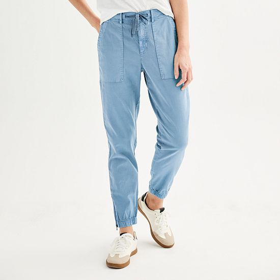 Women's Sonoma Goods For Life® Zip Hem Core Utility Jogger Pants