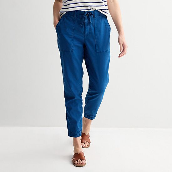  Women's Sonoma Goods For Life® Zip Hem Core Utility Jogger Pants