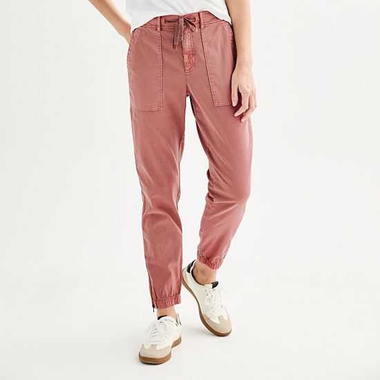  Women's Sonoma Goods For Life® Zip Hem Core Utility Jogger Pants