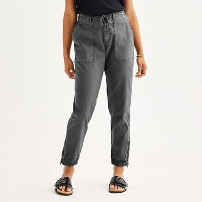 Women's Sonoma Goods For Life® Zip Hem Core Utility Jogger Pants
