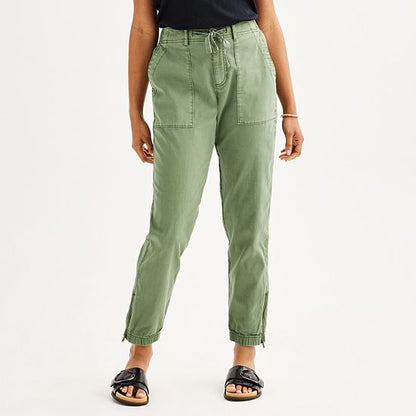  Women's Sonoma Goods For Life® Zip Hem Core Utility Jogger Pants