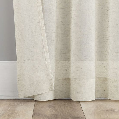  Sonoma Goods For Life® Kemi Semi-Sheer Rod Pocket Set Of 2 Curtain Panels