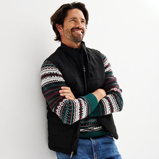  Men's Sonoma Goods For Life® Fair Isle Crewneck Sweater