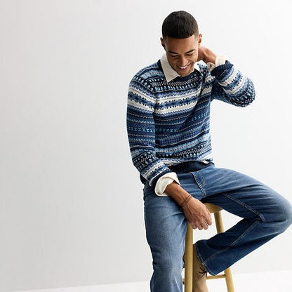  Men's Sonoma Goods For Life® Fair Isle Crewneck Sweater