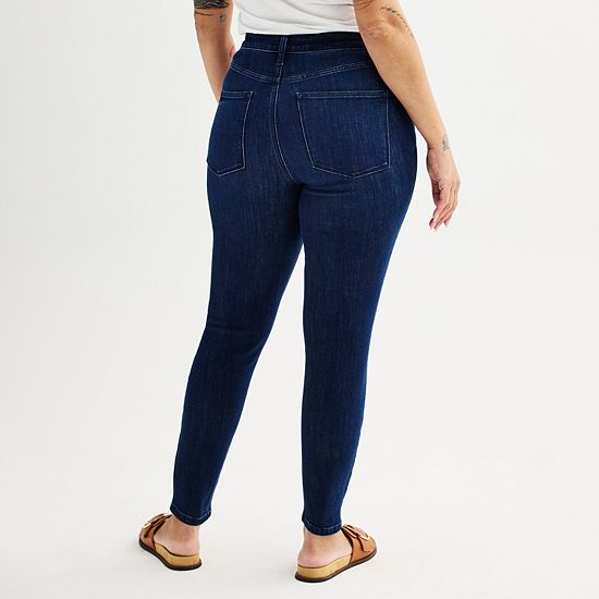  Women's Sonoma Goods For Life® High Rise Curvy Skinny Jeans