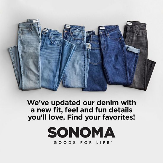  Plus Size Sonoma Goods For Life® High Rise Curvy Skinny Jeans