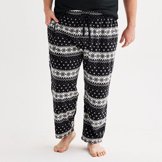  Big & Tall Sonoma Goods For Life® Microfleece Pajama Pants
