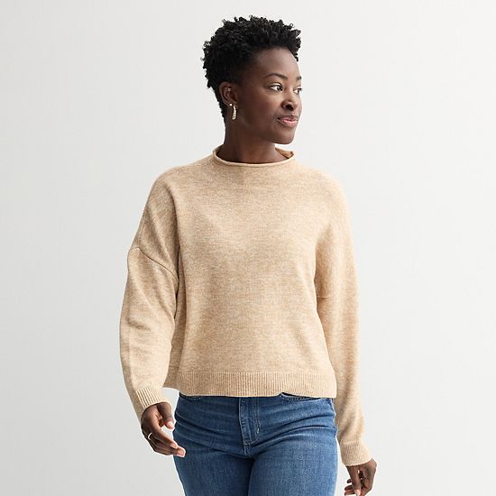  Women's Sonoma Goods For Life® Funnel Neck Sweater