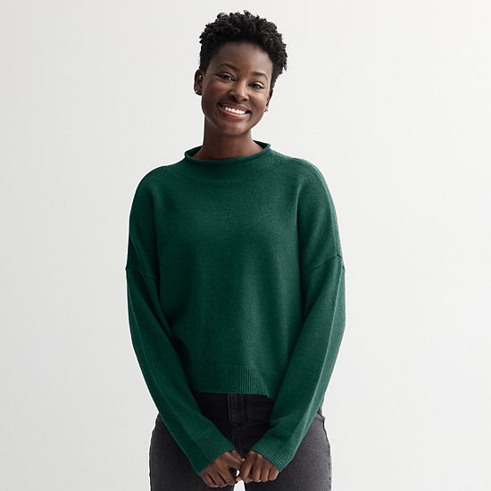  Women's Sonoma Goods For Life® Funnel Neck Sweater