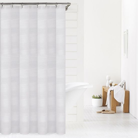  Sonoma Goods For Life® Texture Stripe Shower Curtain