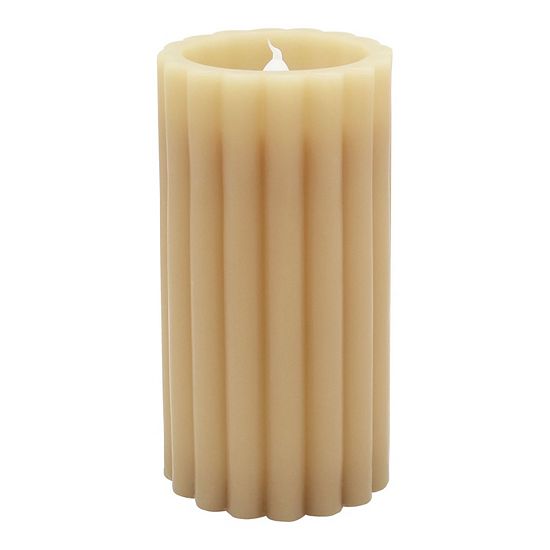 Sonoma Goods For Life® 6-in. Natural Ribbed LED Candle