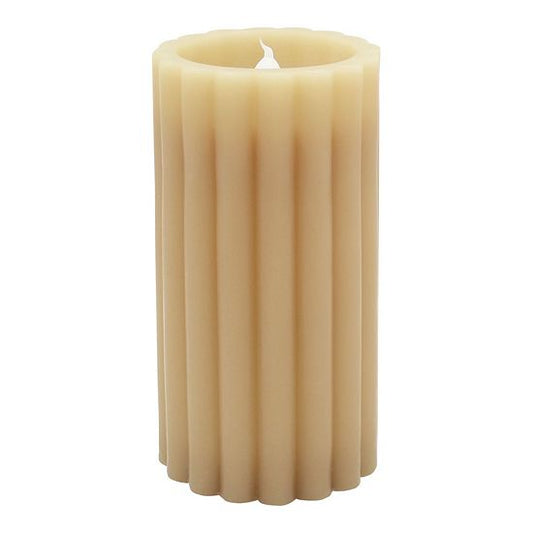  Sonoma Goods For Life® 6-in. Natural Ribbed LED Candle
