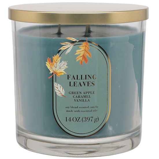  Sonoma Goods For Life® Falling Leaves 14-oz. Single Pour Candle Jar