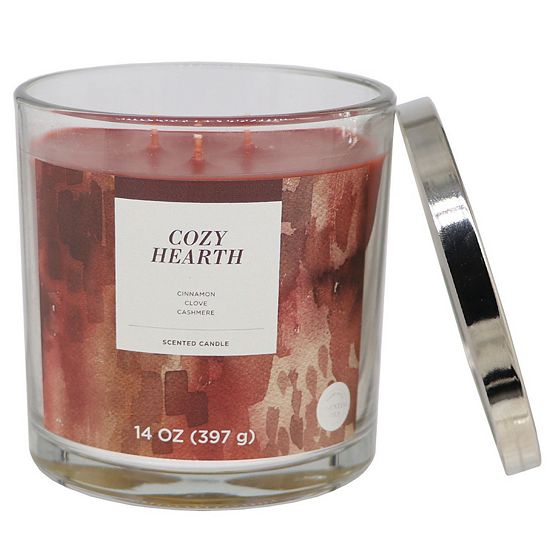  Sonoma Goods For Life® Cozy Hearth 14-oz. Single Pour Jar Candle