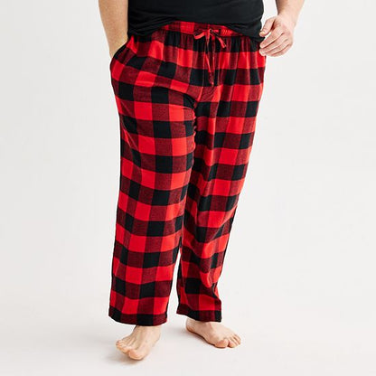  Big & Tall Sonoma Goods For Life® Flannel Drawstring Pajama Pants