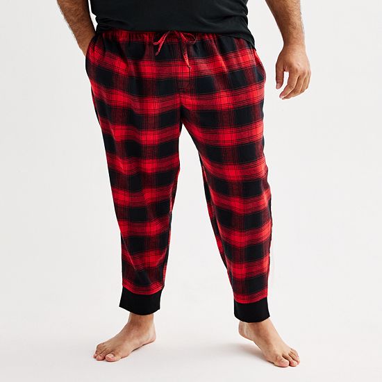  Big & Tall Sonoma Goods For Life® Flannel Banded Bottom Pajama Pants