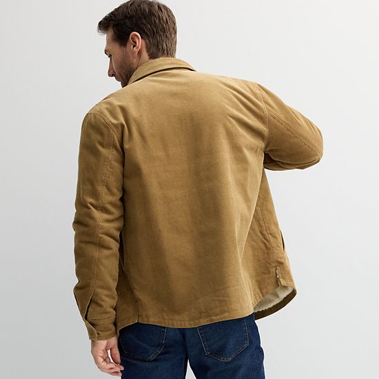  Men's Sonoma Goods For Life® Corduroy Snap Closure Jacket