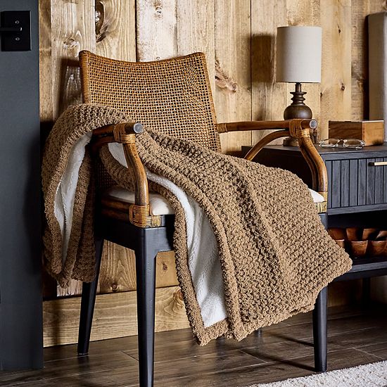  Sonoma Goods For Life® Waffle Knit Throw Blanket