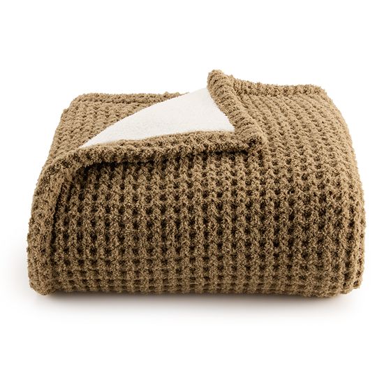  Sonoma Goods For Life® Waffle Knit Throw Blanket